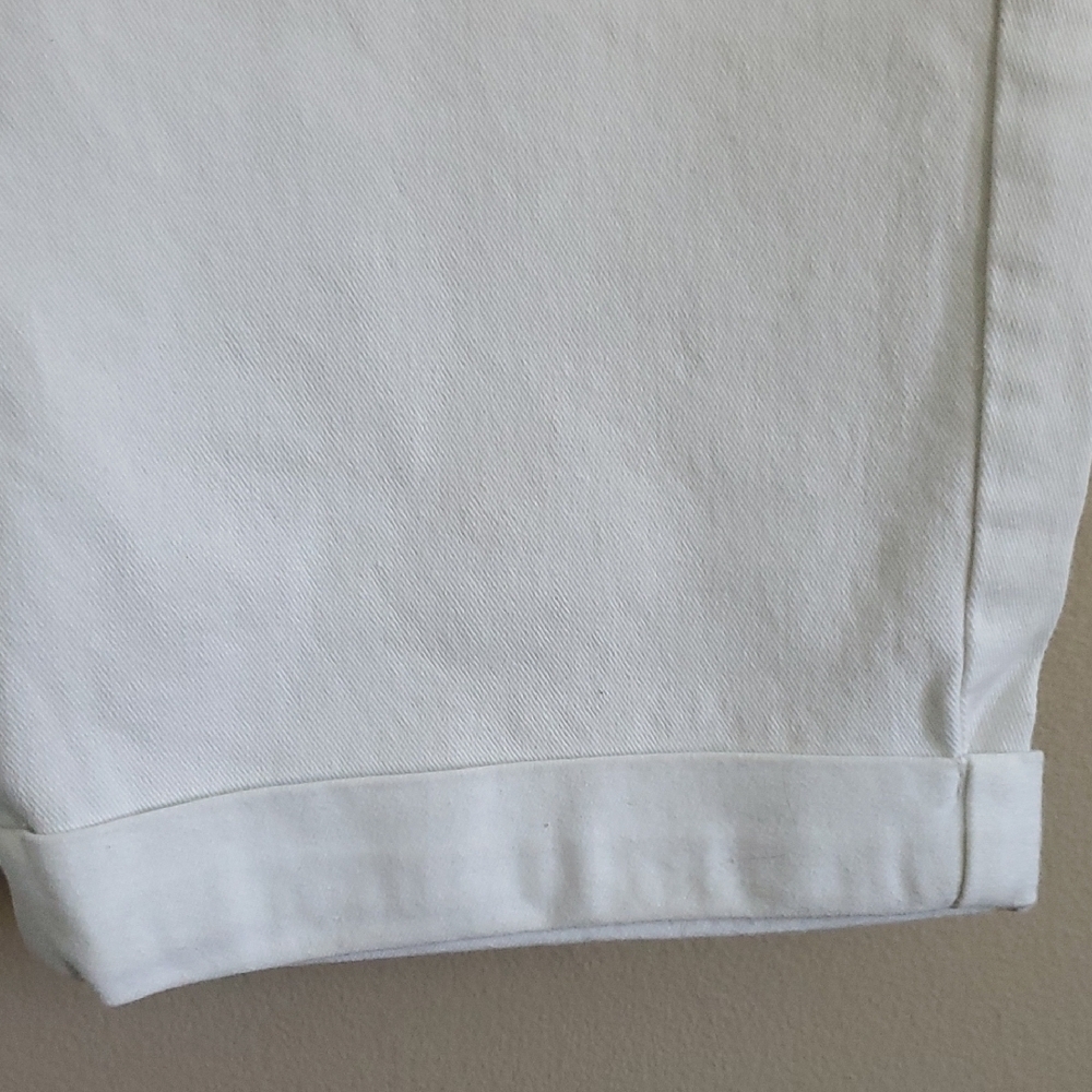 Calvin Klein Crisp White Jean Shorts - Picture 3 of 7